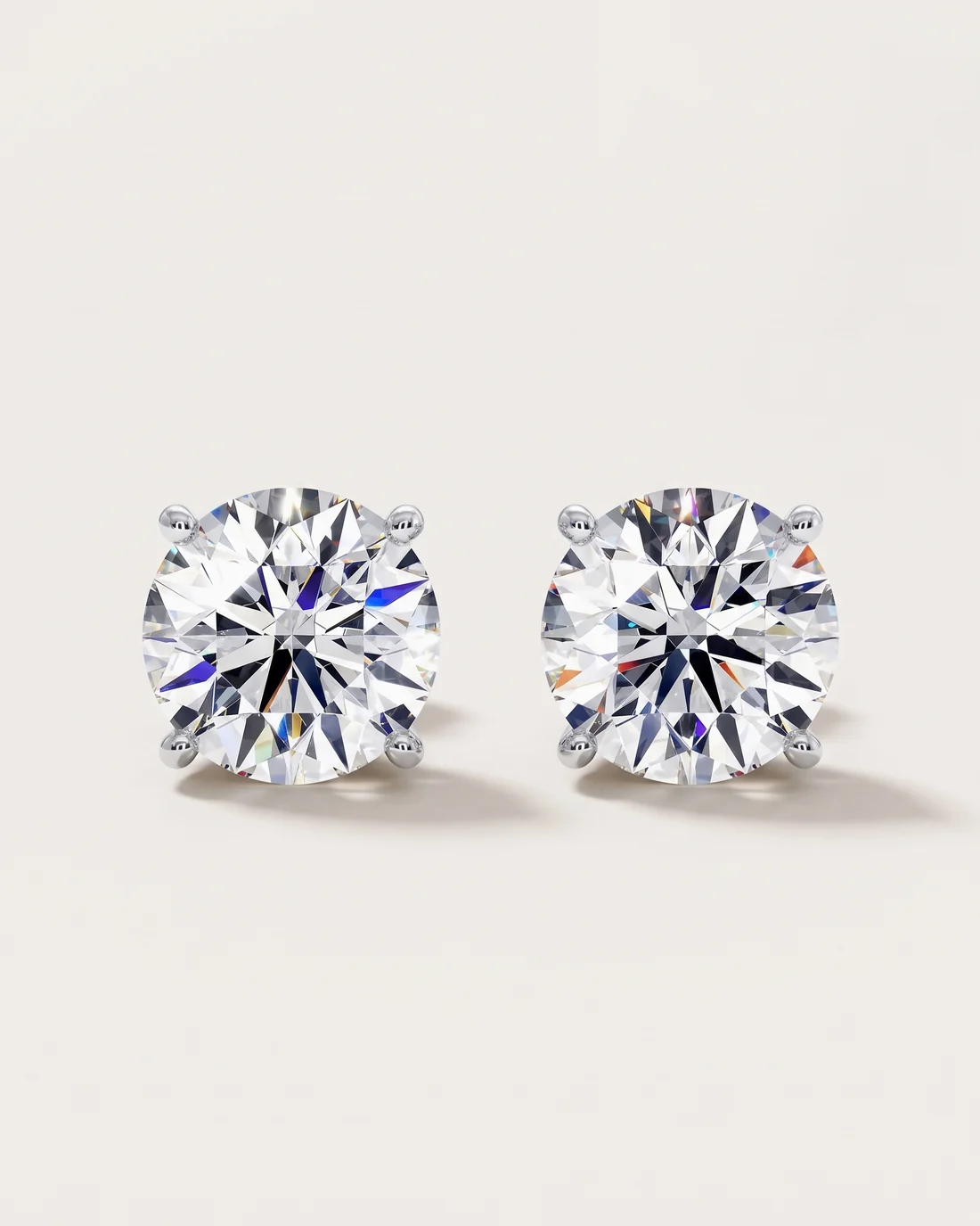 ORTIGAS Round Studs earrings, front view